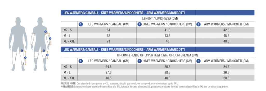 Santini manicotti VH Thermofleece Leg Warmers