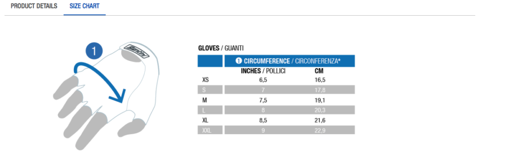 santini vh classic long summer gloves